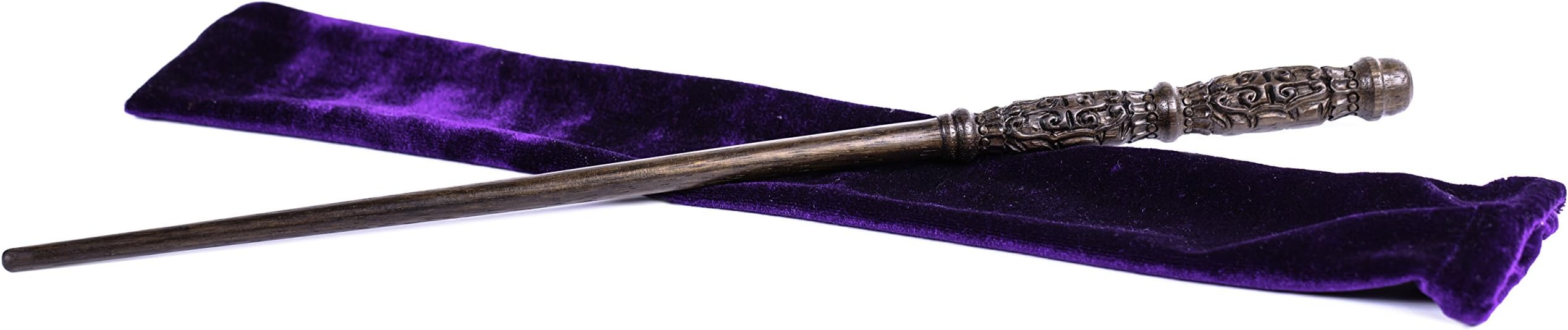 Fine Handcrafted Solid Wood Magic Wand for Witches and Wizards, The Oriental Dark Brown