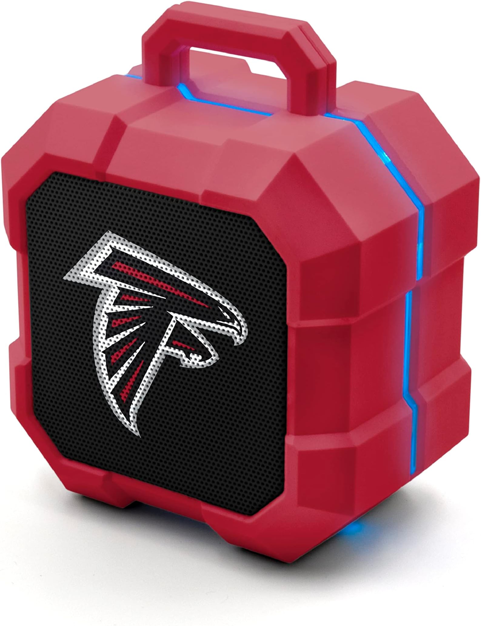 SOAR NFL Shockbox LED Wireless Bluetooth Speaker - Water Resistant IPX4, 5.0 Bluetooth with Over 5 Hours of Play Time - Small Portable Speaker - Officially Licensed NFL, Perfect Home & Outdoor Speaker