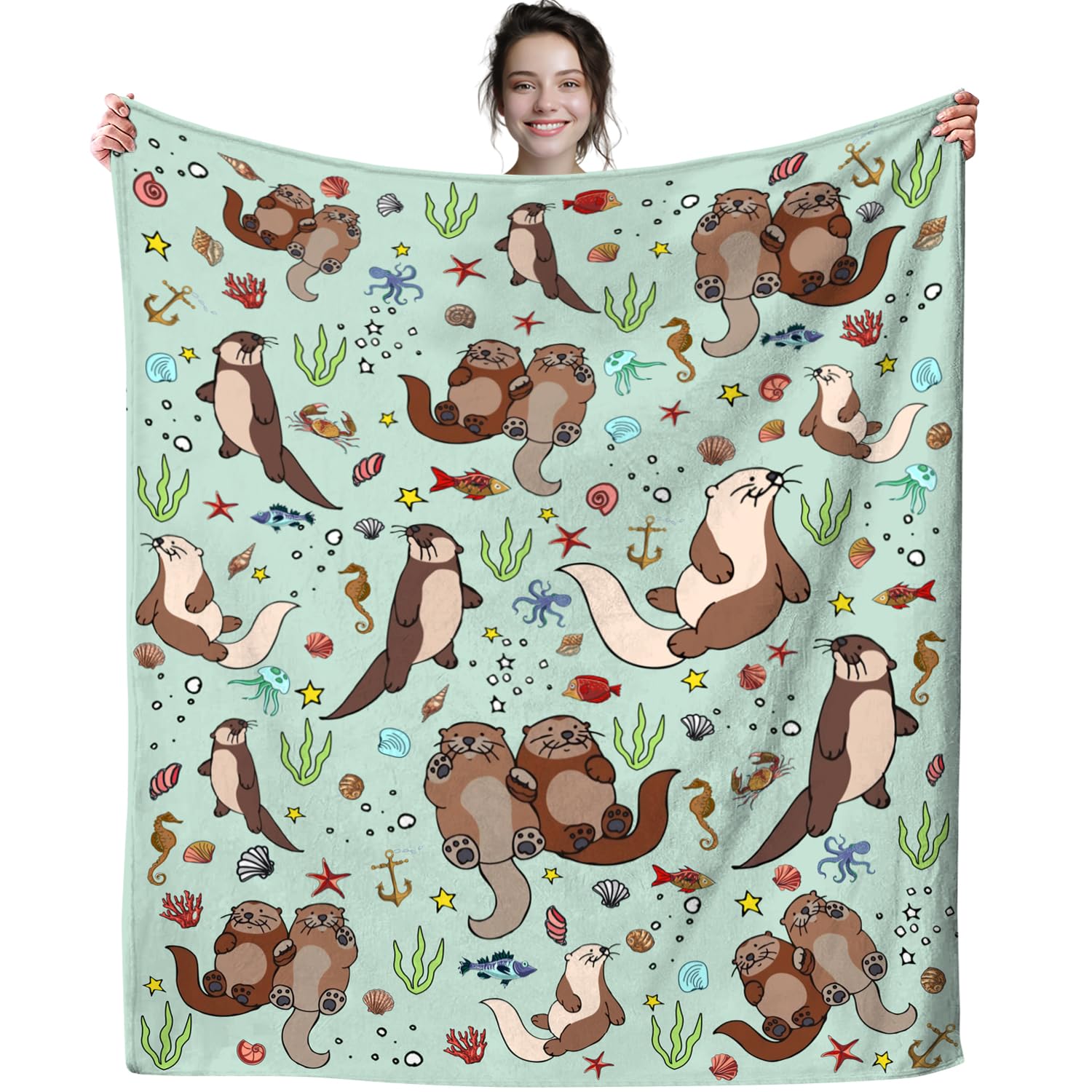Couverture en flanelle chaude pour soirées d'hiver en famille 203 cm