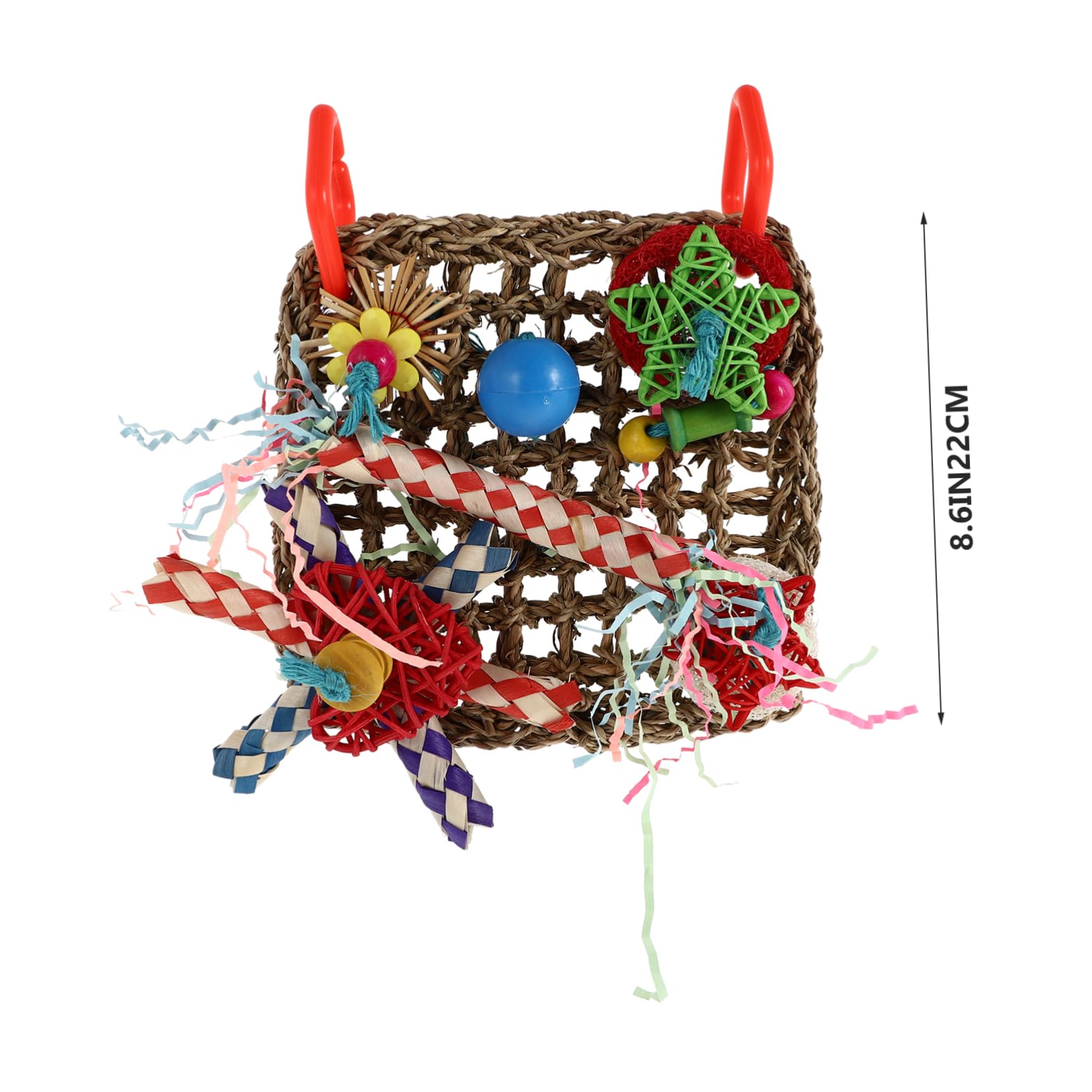 Sosoport 3stücke Parrot Shredder Toy Bissfestes Vogelspielzeug Aus Natürlichen Materialien Für Papageien Und Wellensittiche Zur Zahnpflege Und Beschäftigung Im Käfig