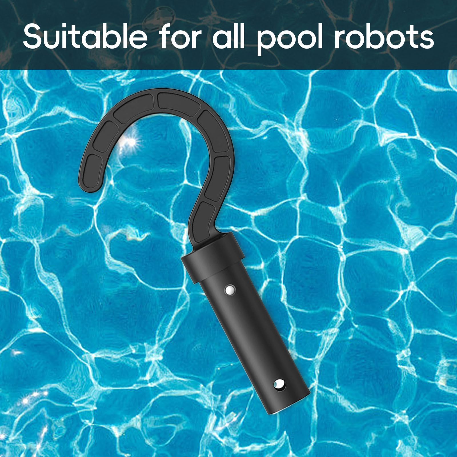 Crochet pour Robot de Piscine, Accessoire de Nettoyage Compatible avec Tous Types de Nettoyeurs