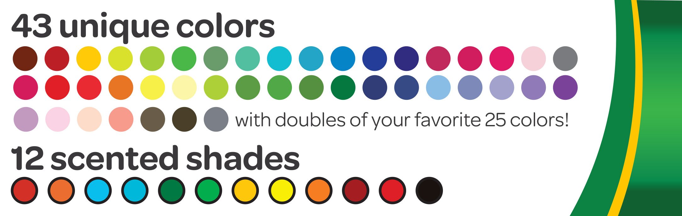 Crayola Super Tips Washable Colour Markers / Magic Pen 10s/20s - (Box