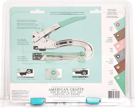 We R Memory Keepers Crop-a-Dile II Big Bite Punch, Aqua