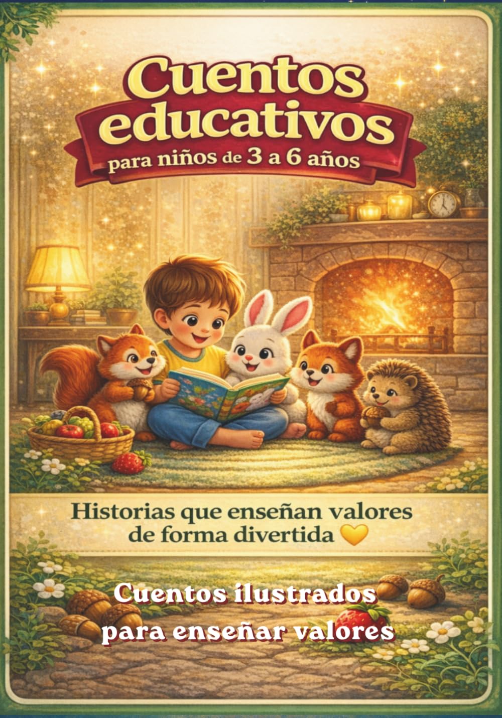 Cuentos Educativos para Niños 3–6 Años: 11 Cuentos ilustrados para enseñar valores: bondad, valentía, amistad y más
