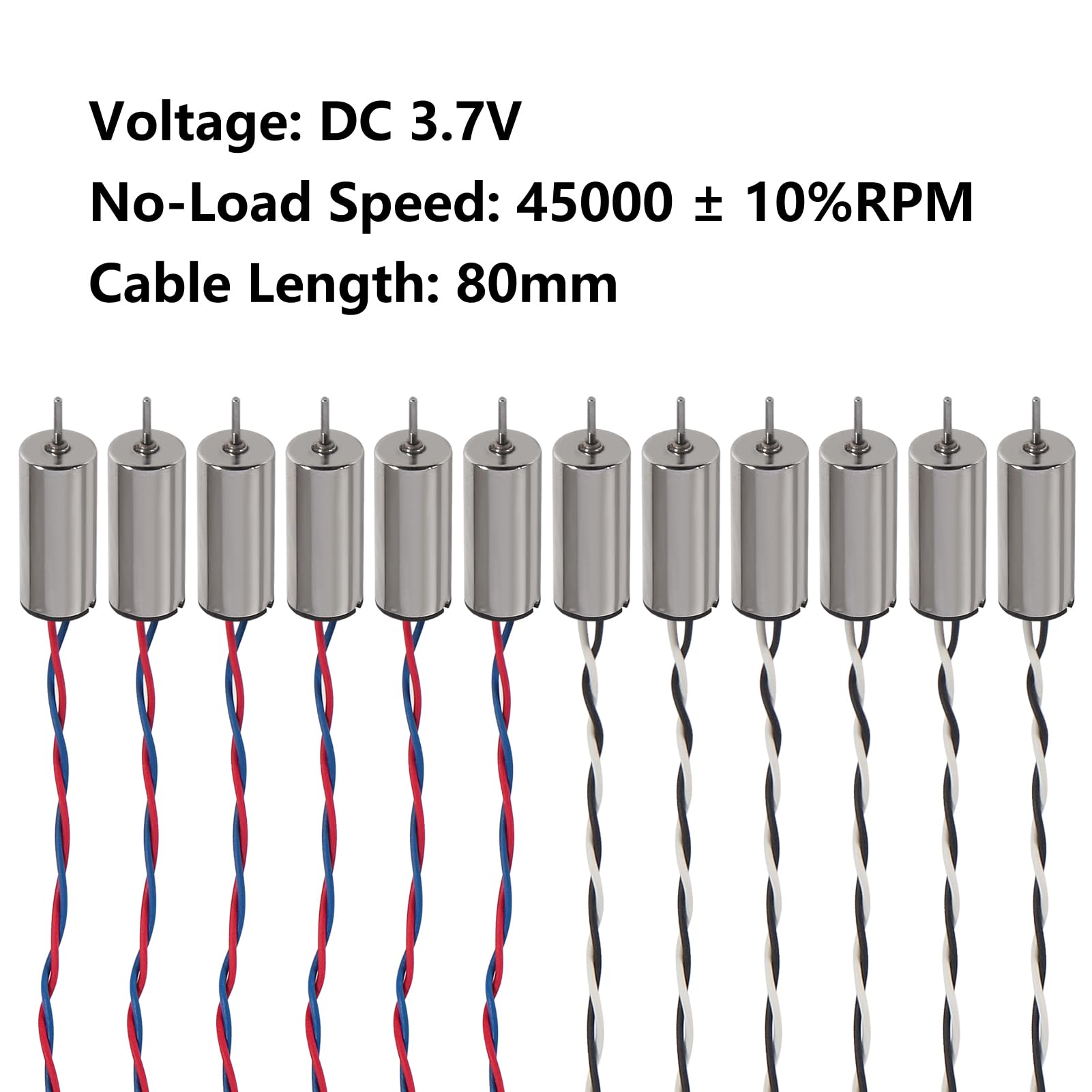 Amazon.co.jp: Coliao 716コアレスモーター 3セット 3.7V 7x16mm