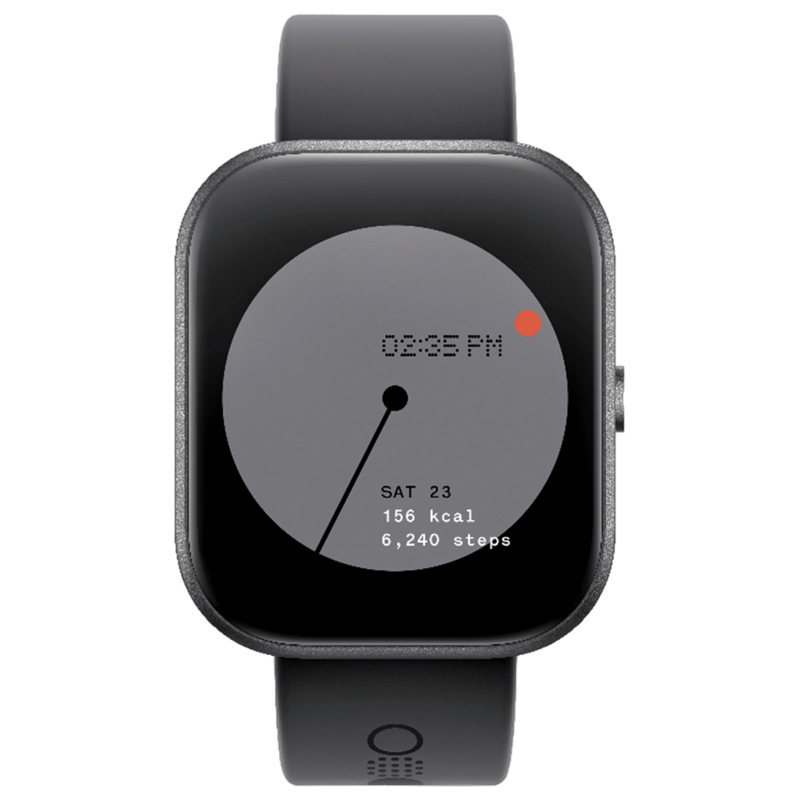 CMF by Nothing Watch Pro, 1.96 AMOLED Display, BT Calling with AI Noise Reduction, GPS Smartwatch (Dark Grey Strap, Free Size)