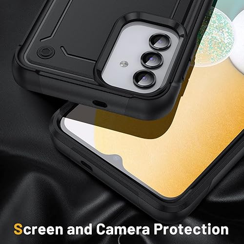 Miniatura 4 de Fucozan Funda para Samsung Galaxy A13 5G a prueba de golpes diseñada para Samsung Galaxy A13 5G, funda protectora 2 en 1 Militay probada contra