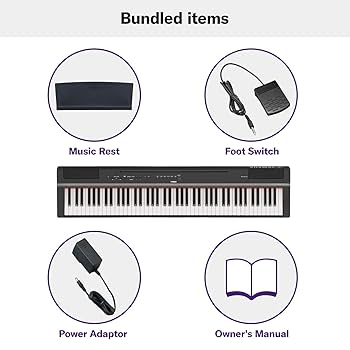 P125B YAMAHA ピアノ Yamaha P-125B 88-Keys Digital Piano, Black : Amazon.in