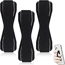 Pack of 3 Premium Smartphone Finger Holder, Mobile Phone Holder, One-Hand Operation Mobile Phone Holder, Finger Holder, Selfie Mobile Phone Holder, Self-Adhesive Mobile Phone Grip