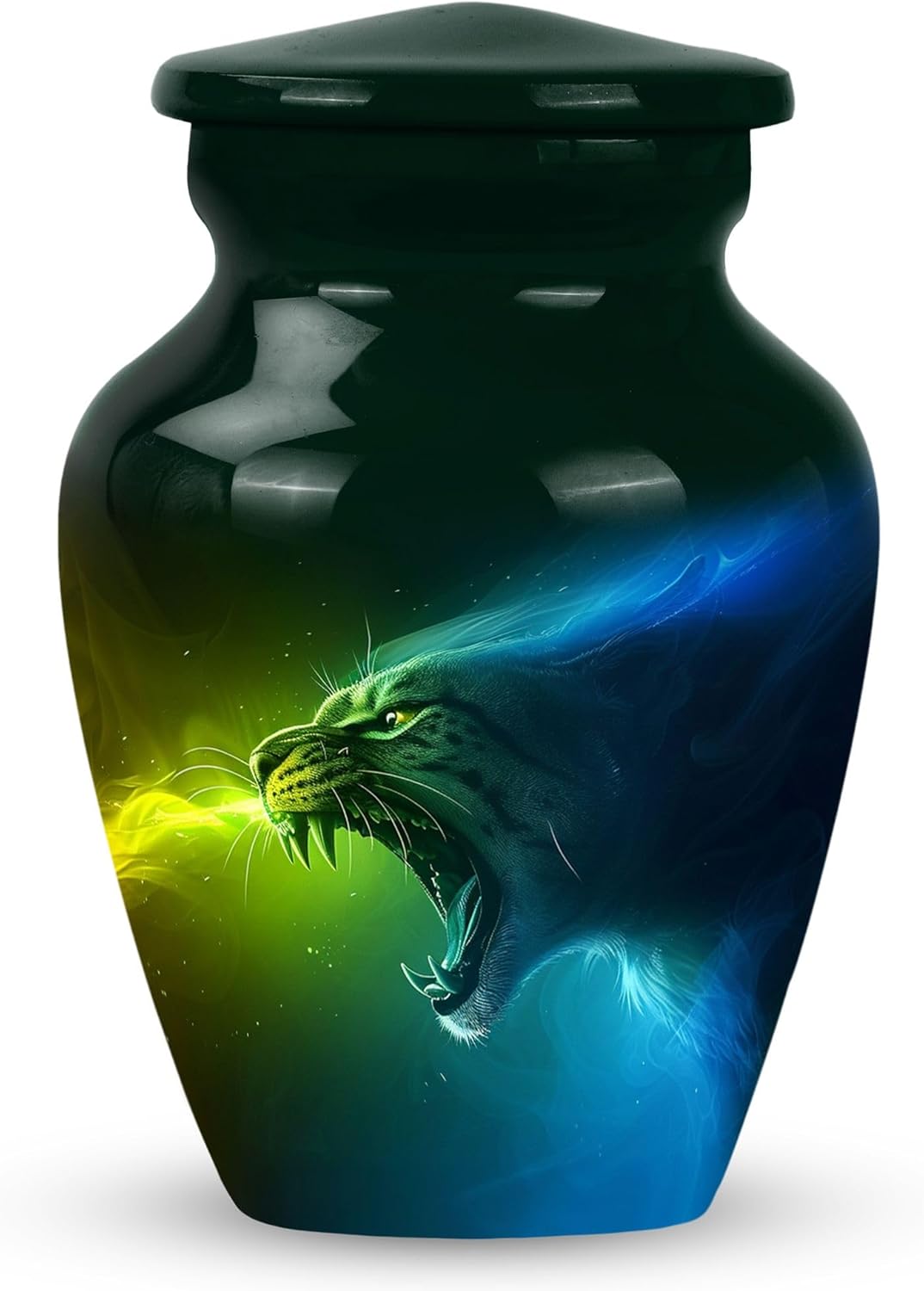 Fire and Ice Roar - Little Urns for Human Ashes - Cremation Urns Adult - Urns for Human Ashes Adult Female - Cremation Companion Urns - Burial Urns for Ashes (Size-3inch,1pcs)