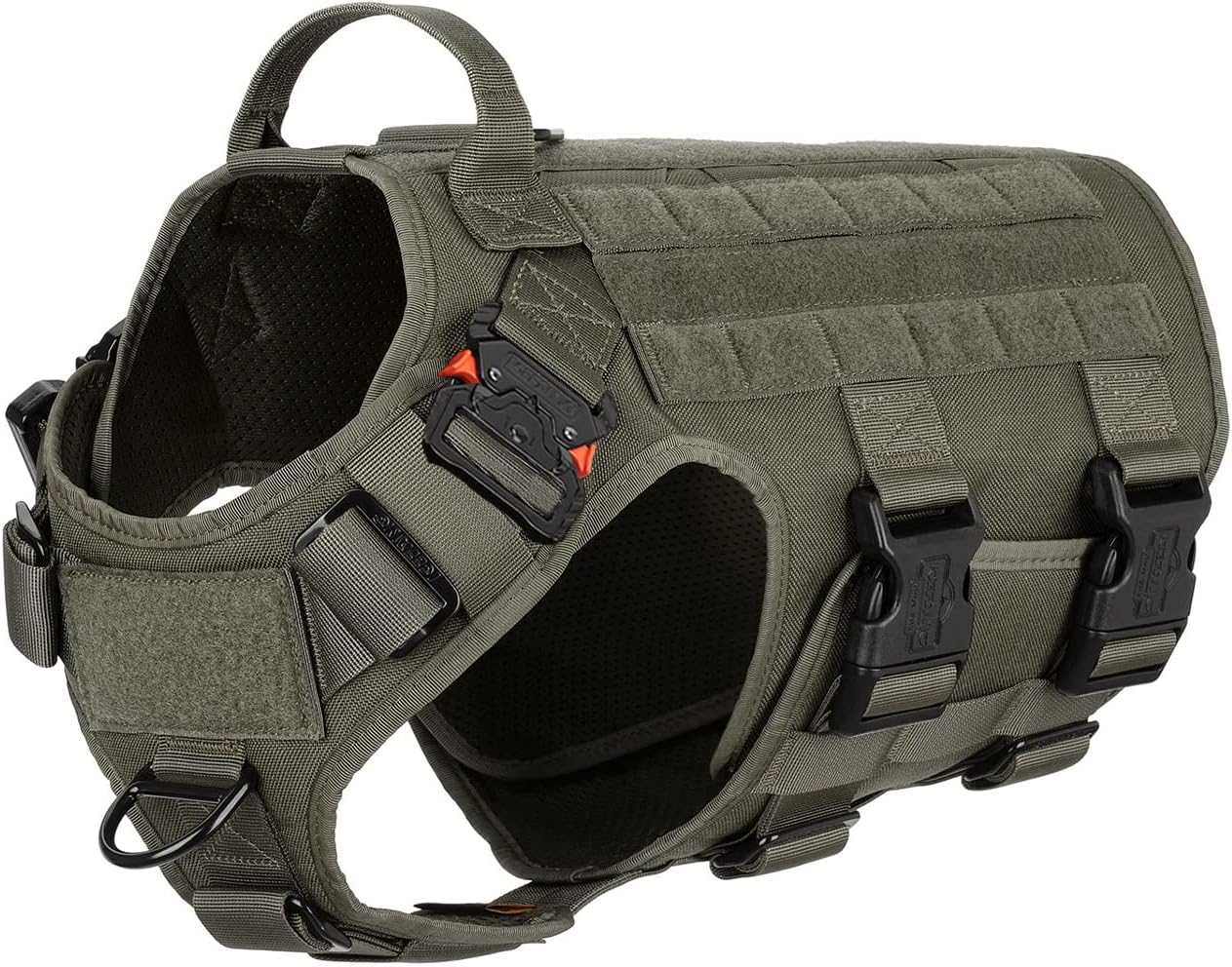 ICEFANG GN5 Tactical Dog Harness ,Hook and Loop Panels
