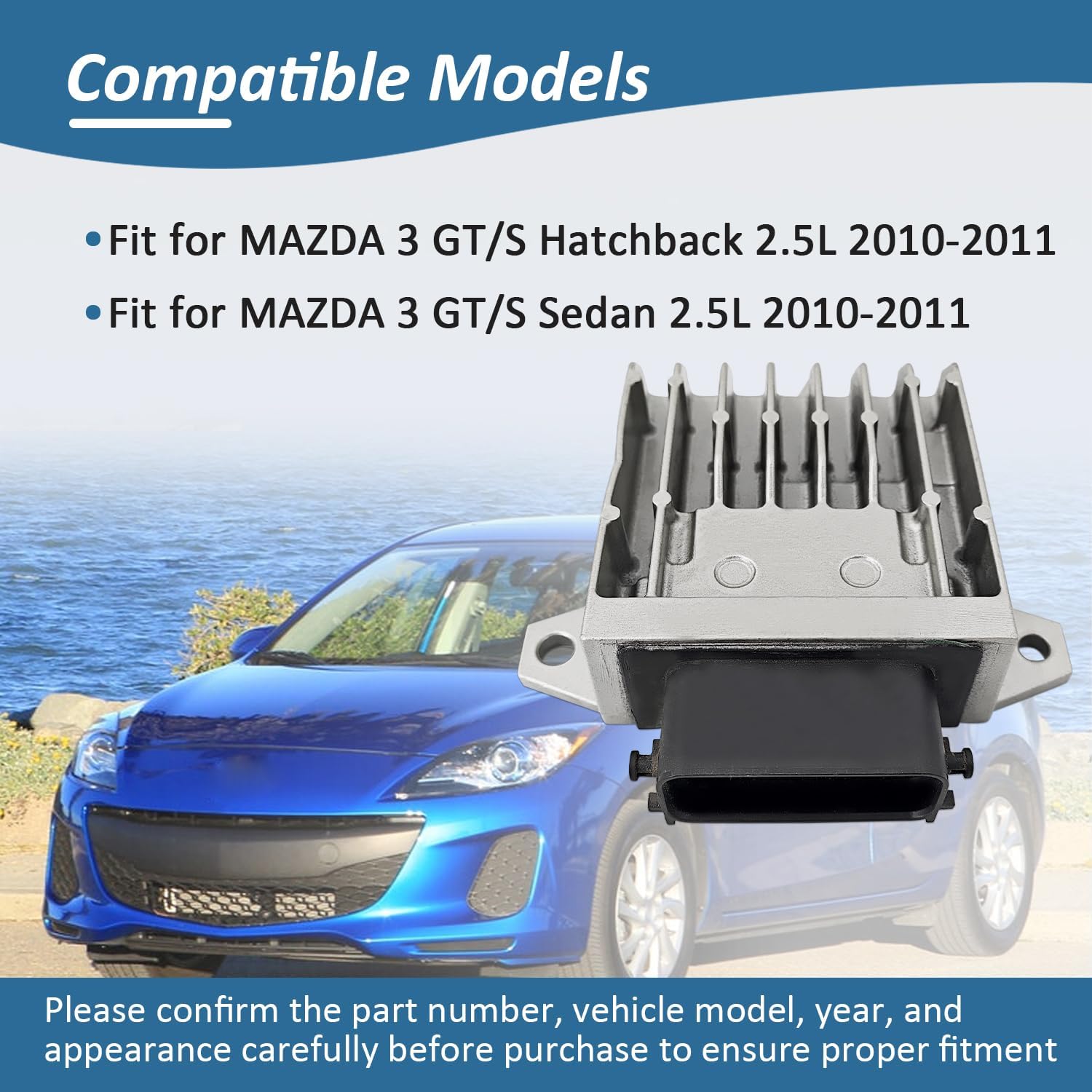 L539189E1H Plug N Play Tested Programmed TCM Transmission Control Module Compatible with Mazda 3 2.5L 2010 2011 Replace 609-070