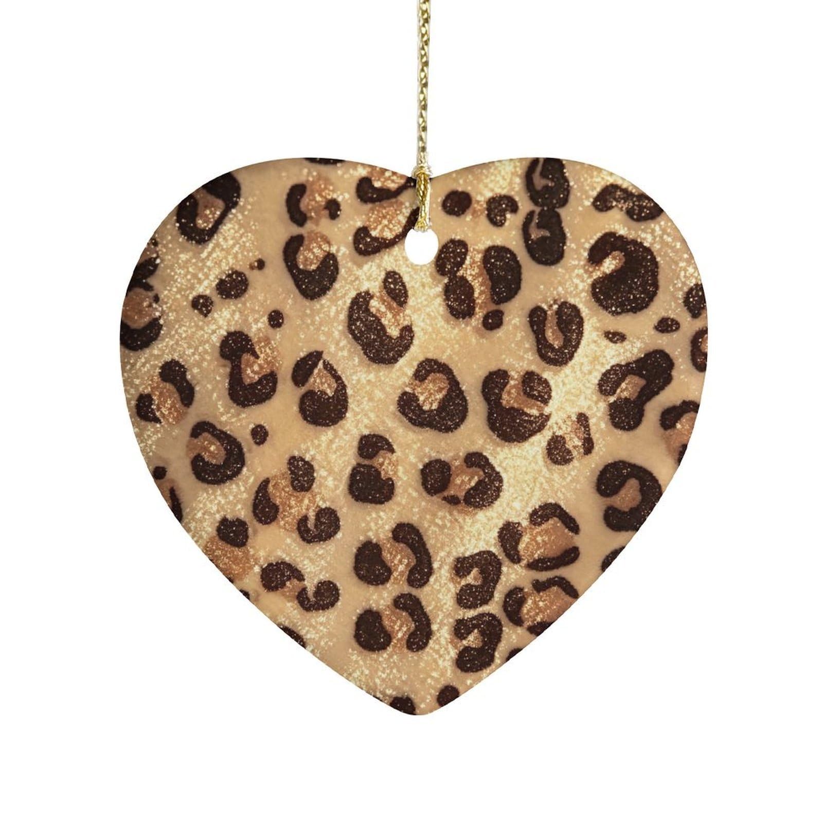 Fekiloot Style Cute Cheetah Leopard Ceramic Ornament Home Decor Keepsake