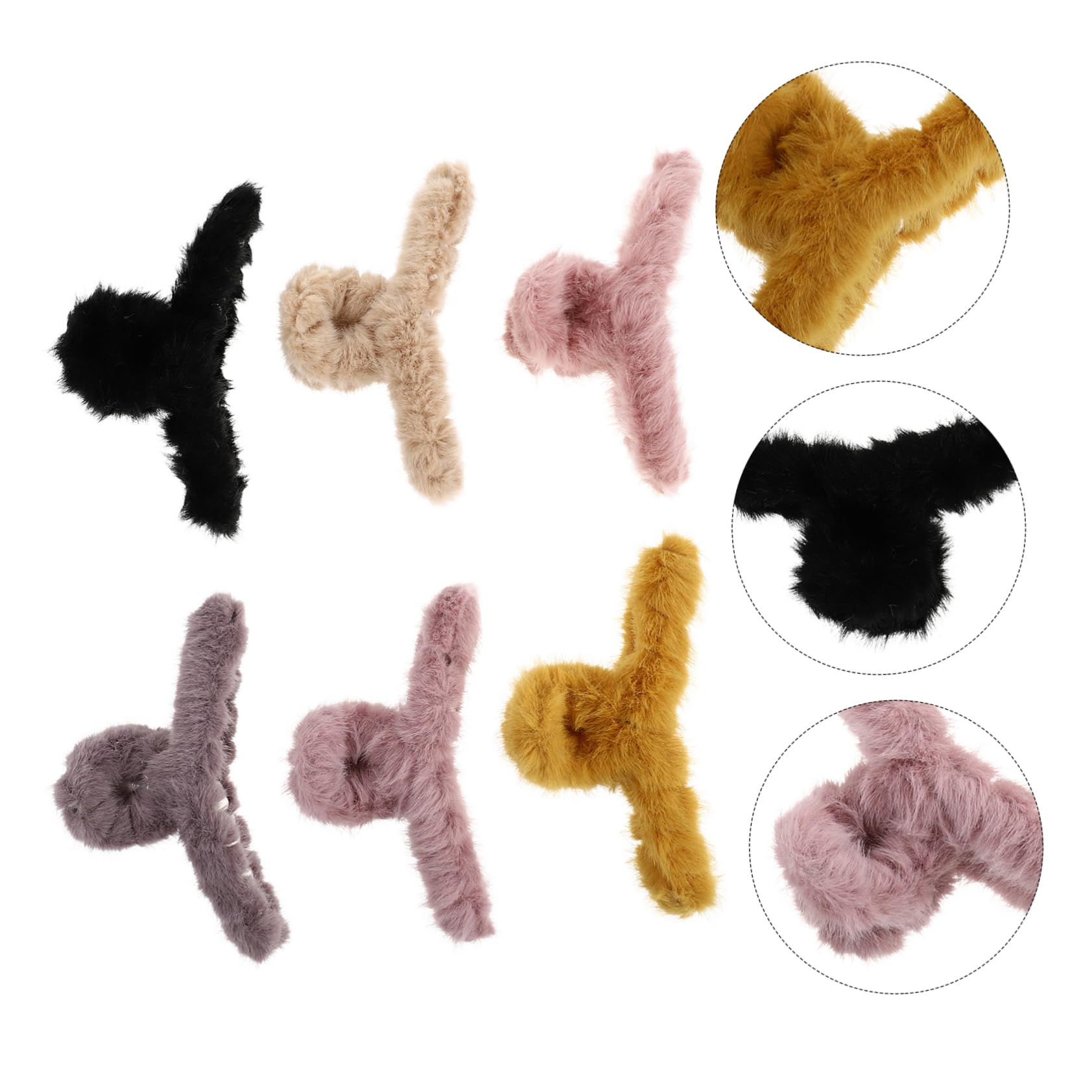 Healeved Lot De 3 Magnifiques Accessoires Pour Cheveux Pinces À Cheveux Assorties Dents Solides Pour Femmes Pour Un Usage Quotidien 6 Pièces X 3