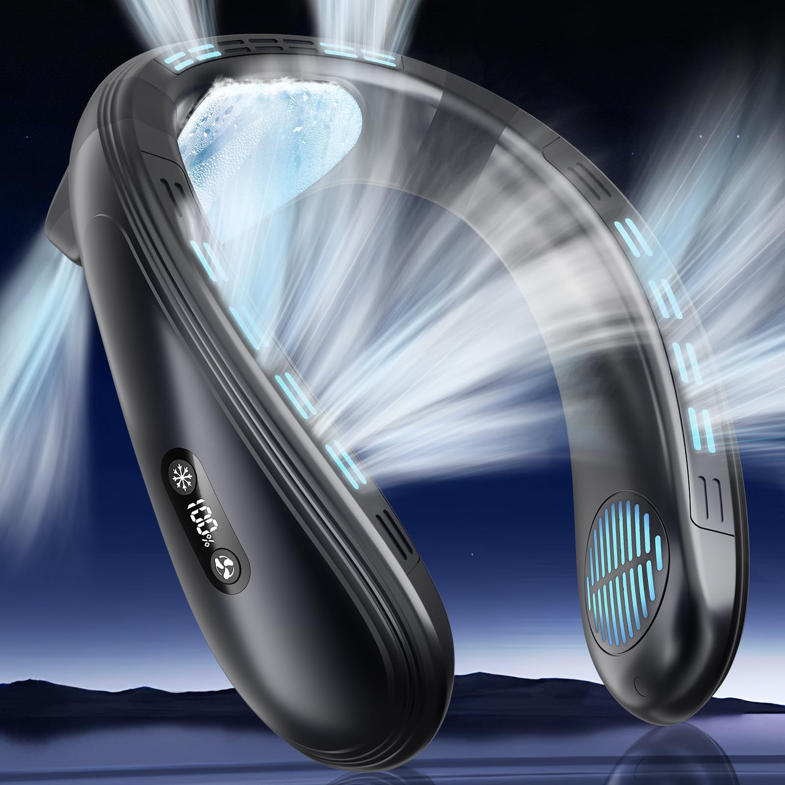 Amazon | 首掛け扇風機 ネッククーラー 瞬間冷却【2025夏モデル ネック