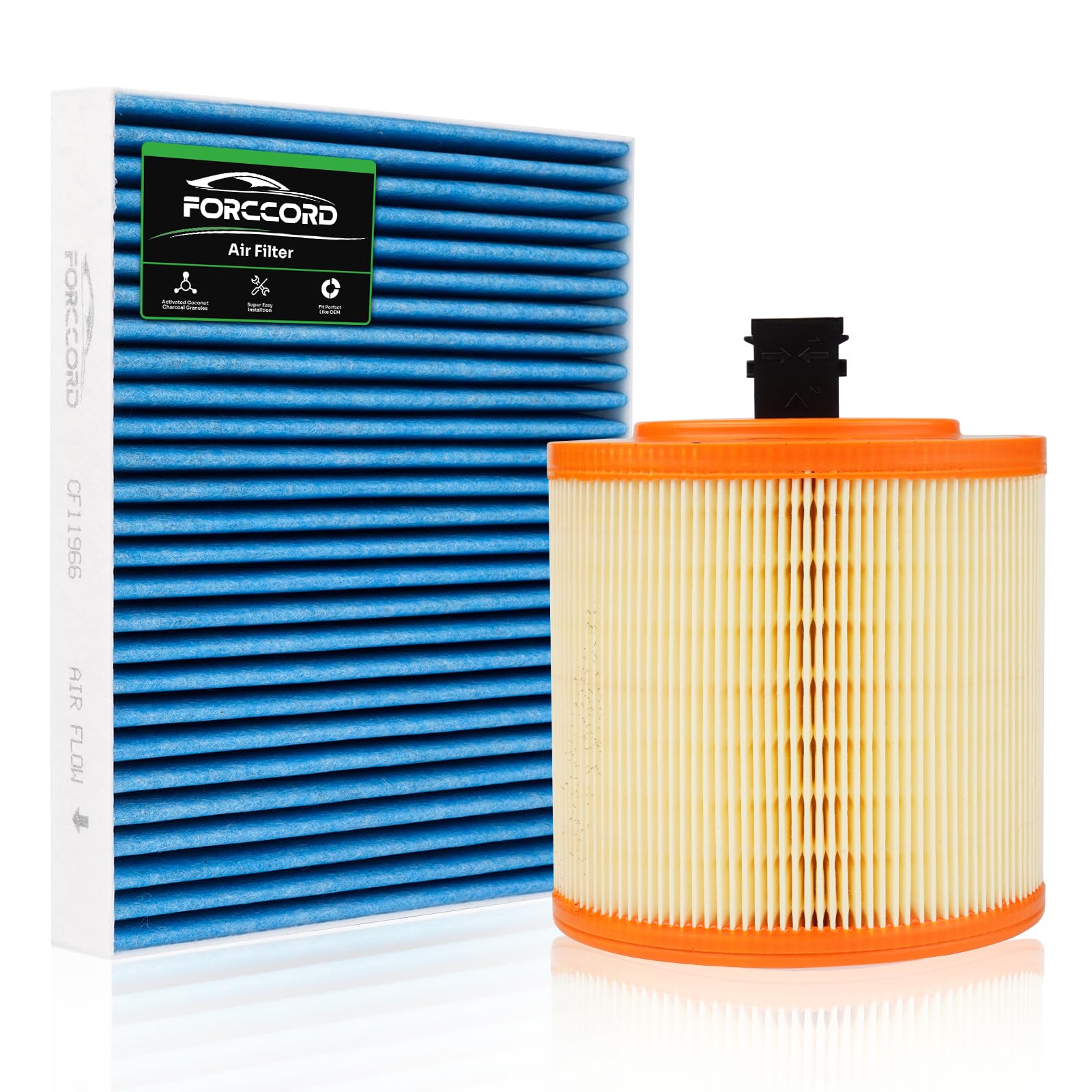 Cabin &amp; Engine Air Filter Kit for Chevy Cruze 1.4L 2016-19(Not for Limited)