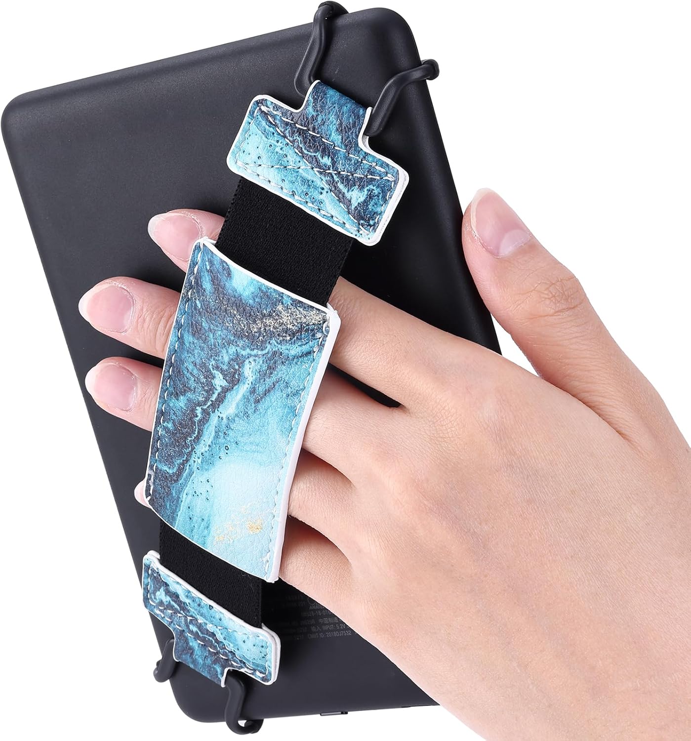 Product image of Secure Hand Strap for Kindle and Tablet - Lightweight and Versatile High Elasticity Finger Grip Holder Accessories for 6-8 Inches Kobo/Voyaga/Lenovo/Sony/Kindle E-Book Tablet.