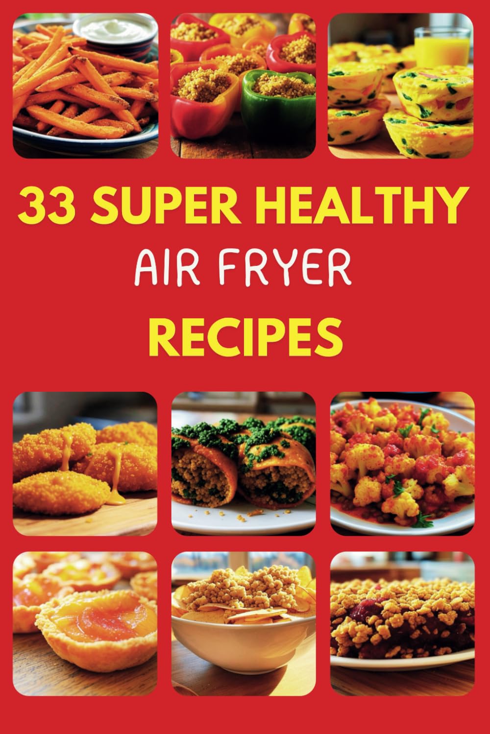 33 Super Healthy Air Fryer Recipes: Healthy Air Fryer Cookbook: Crispy, Low-Oil, Gluten-Free Recipes for Quick, Easy Meals, Keto-Friendly Snacks, and Beginner Meal Prep product image