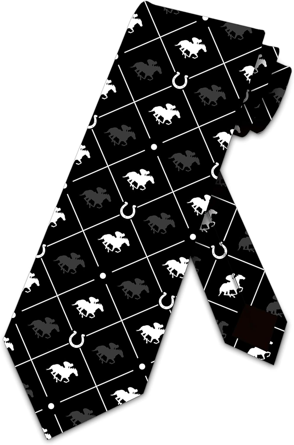 Three Rooker Horse Racing Ties Mens Equestrian Sports Business Necktie