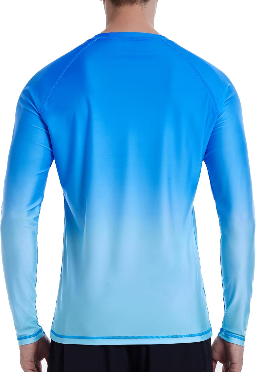 Roadbox Men's UPF 50+ Swim Shirts, Long Sleeve UV Sun Protection Rash Guard, Quick Dry SPF T-Shirt for Beach Surfing Fishing - Image 2