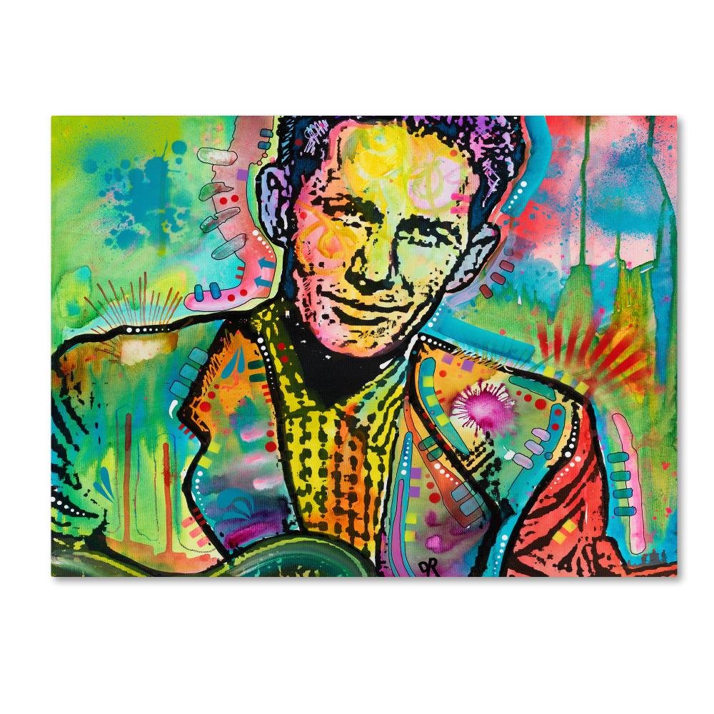 Chet Atkins by Dean Russo, 14x19-Inch Canvas Wall Art