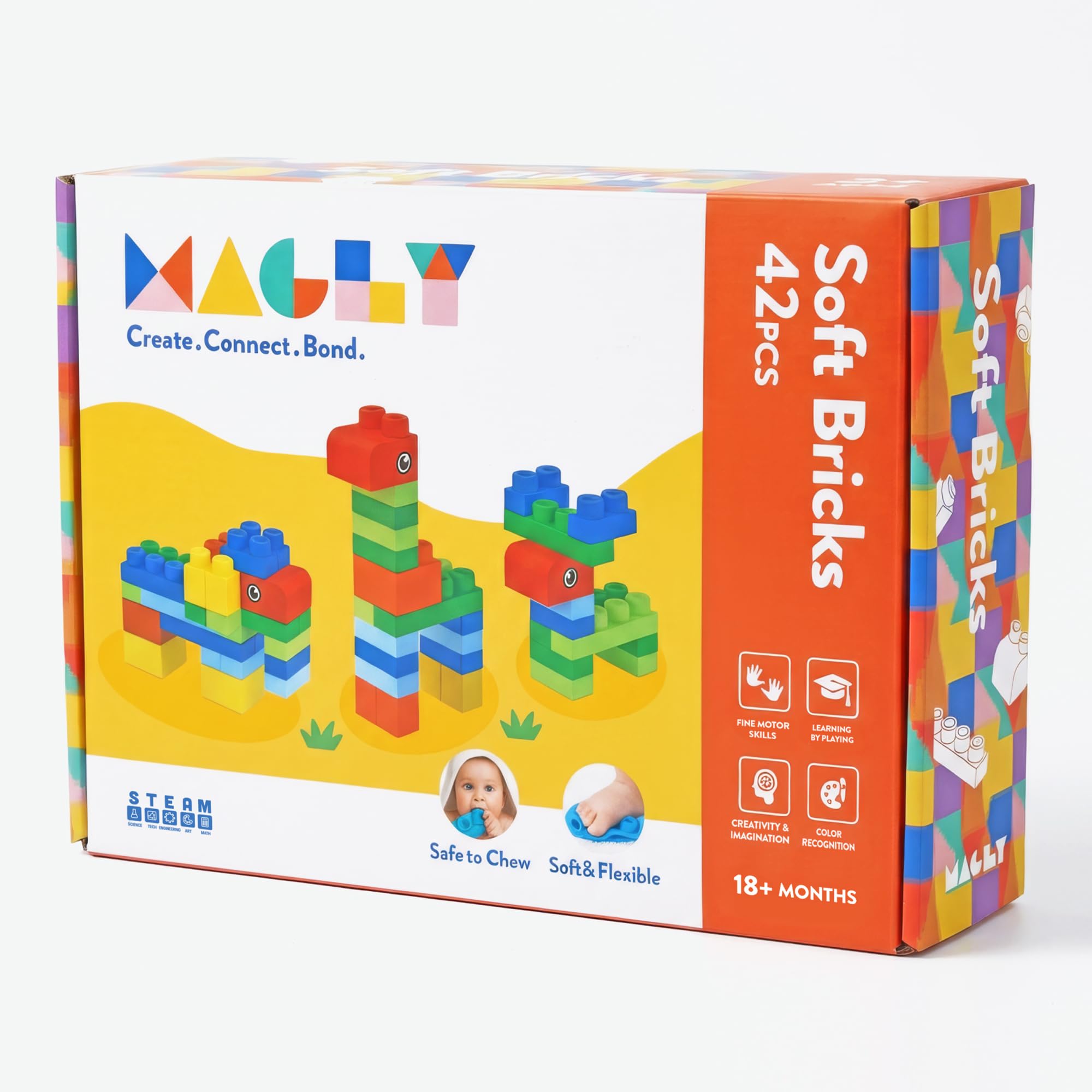 Magly Soft Bricks Yumuşak Yapı Blokları