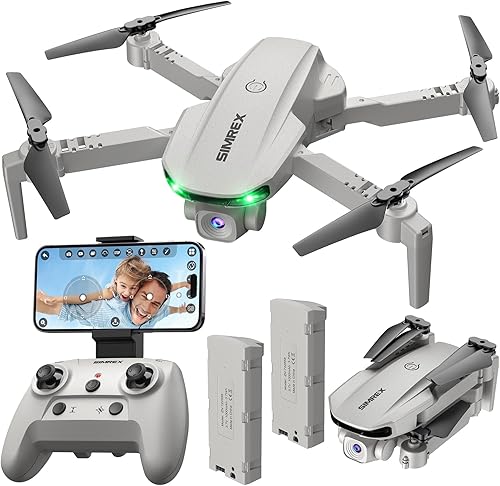 Miniatura 1 de Dron X800 con cámara para adultos y niños, cuadricóptero plegable FPV 1080P con lente ajustable de 90, luces RGB, giros de 360, despegueaterrizaje