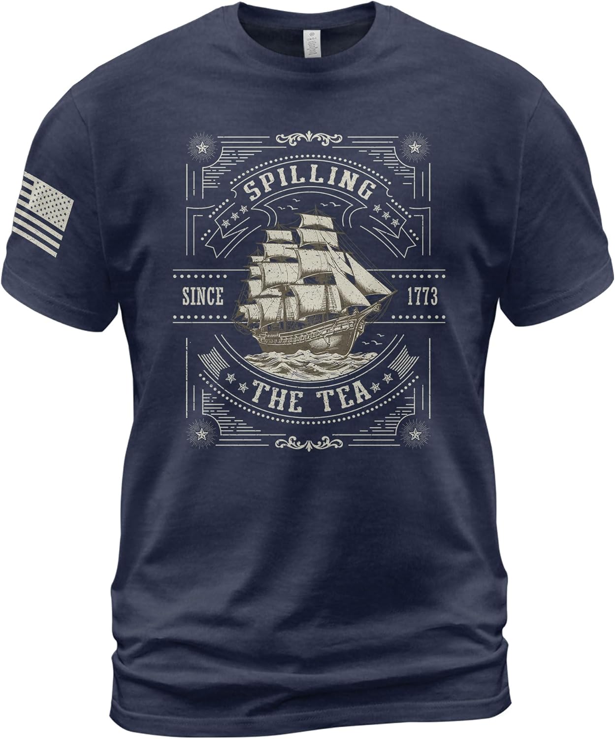 Spilling The Tea Since 1773 Shirt, 4th of July Shirts for Men, Political Shirt, Patriotic Shirts for Women