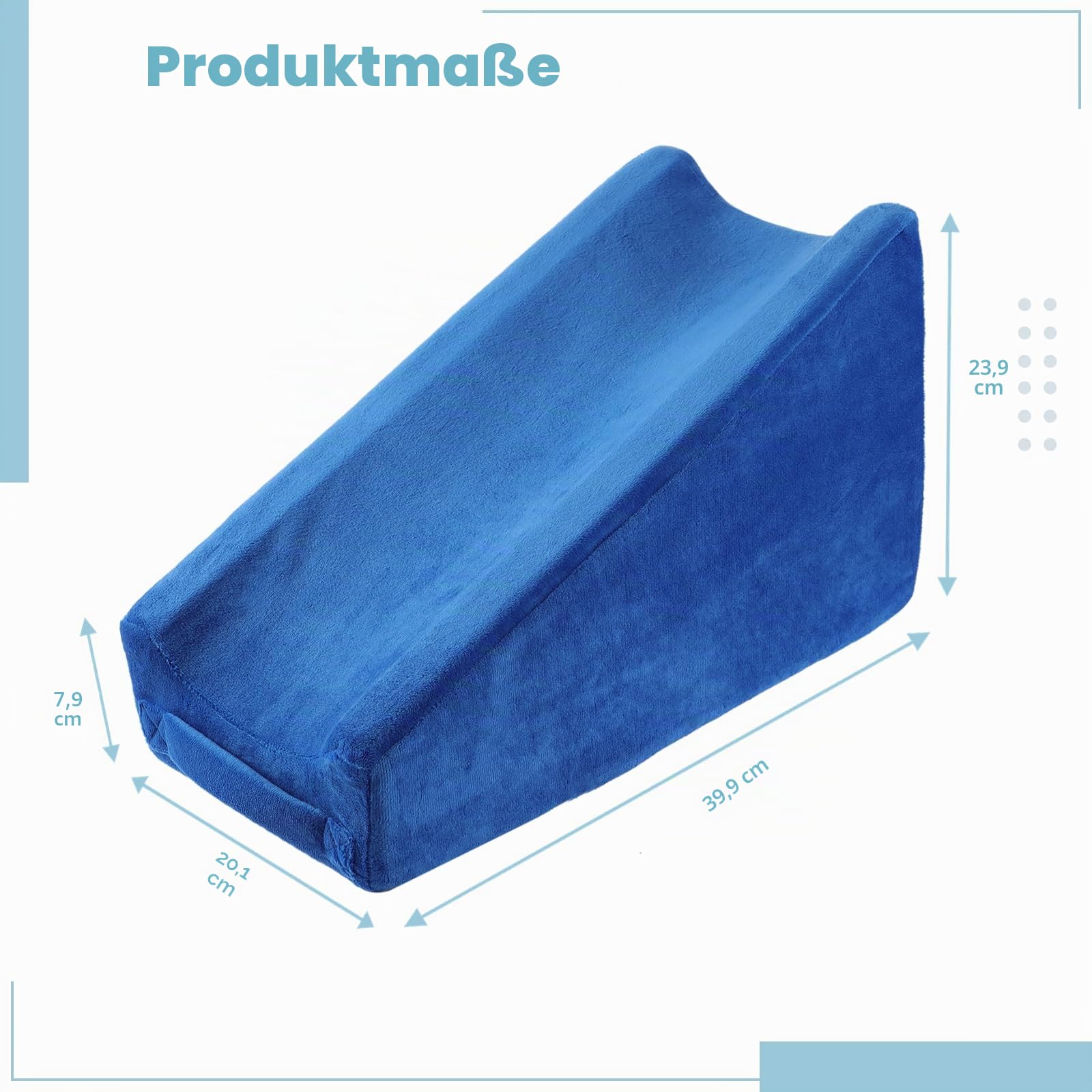 Arm Elevation Kissen Dreieck - Schwamm Ellbogen Keilkissen Schlaf | Arm Unterstützung arm Kissen Armstützkissen ergonomisches Armlehnenkeilkissen zum Schlafen bl