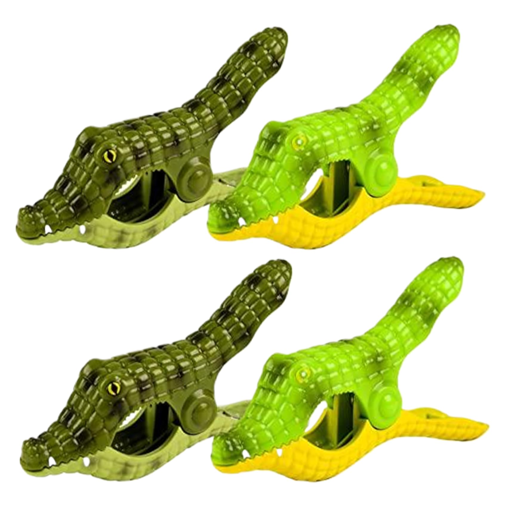 4PCS Beach Towel Clips Cartoon Crocodile Beach Chair Clips 5.2x1.1x3 Inch Towel Clips for Beach Chairs ABS Towel Clips for Outdoor Hanging Clothes Towel Clips for Beach Chairs Towel Clips Beach Access