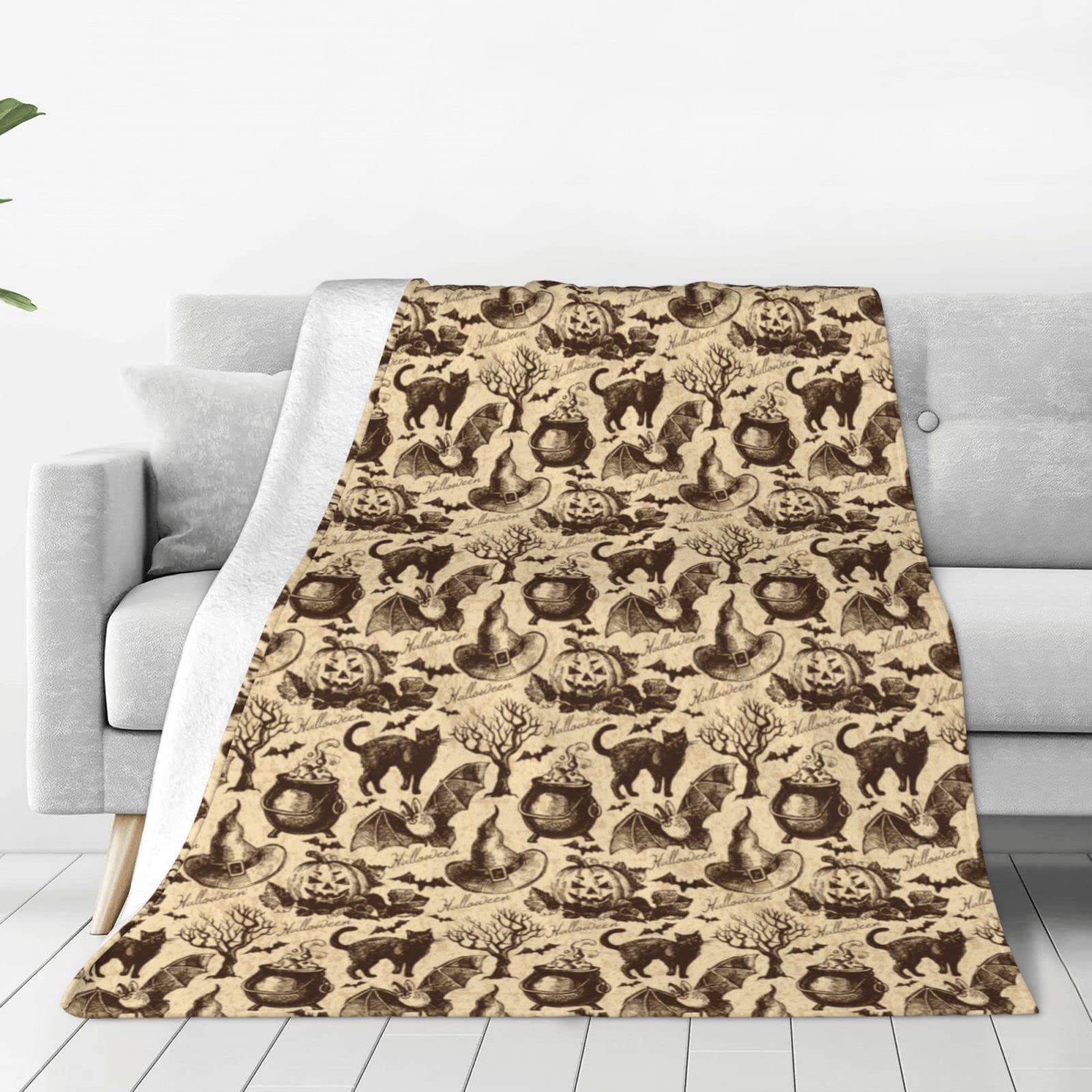 Couverture en flanelle super douce legere anti frisson pour canape