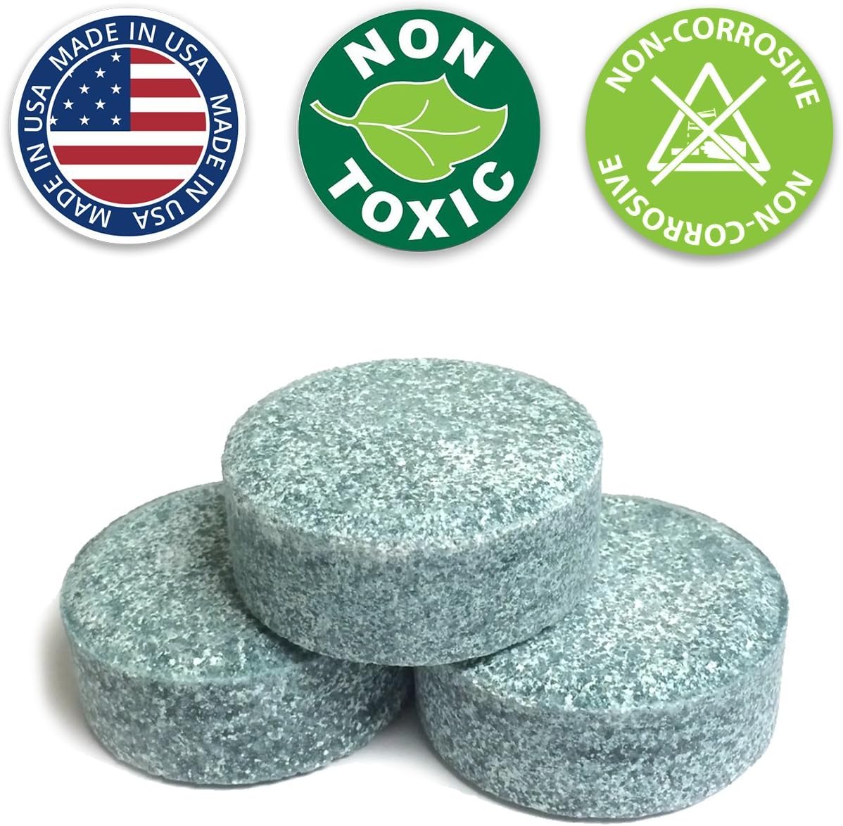 Urinal Cakes (12 Count Box of Urinal Deodorizer Blocks) - Non-para Formula - Men's Designer Fragrance Infused