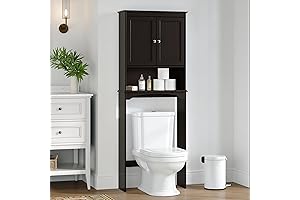 Spirich Over the Toilet Storage Cabinet: The Ultimate Bathroom Savior in Espresso Brown