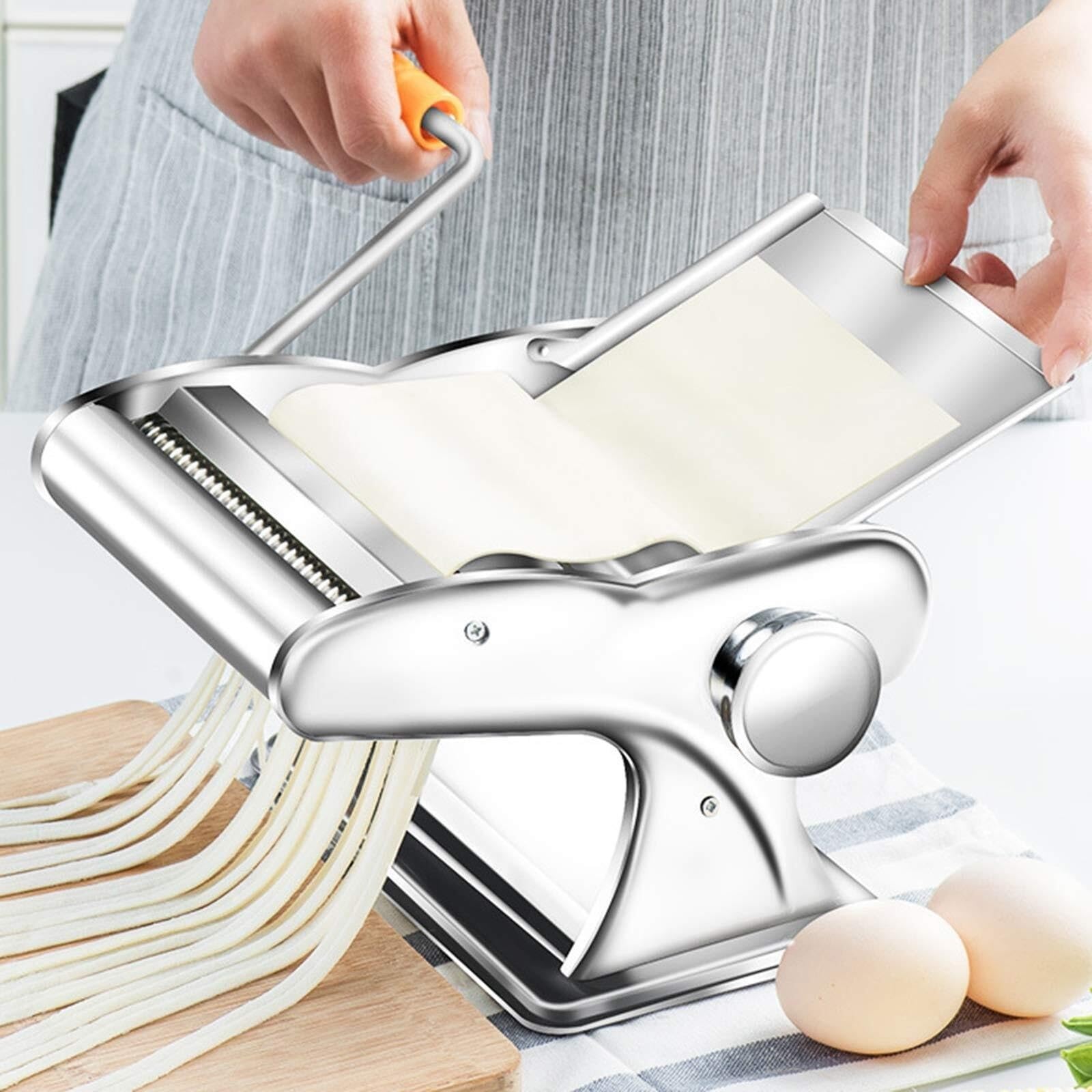 Máquina para Hacer Pasta Máquina para Hacer Pasta Máquina para Hacer Fideos Manual Máquinas para Hacer Fideos de Metal con Espesor Ajustable Adecuado para máquina para ha