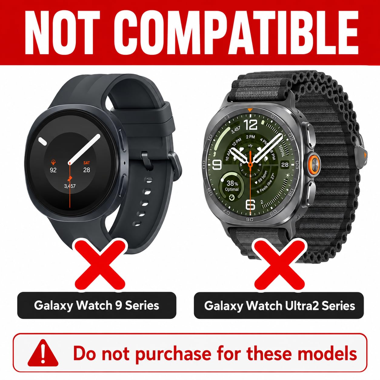 Stazione di Ricarica 3 in 1 per Samsung, Caricatore Wireless Pieghevole per Galaxy S26/S25/S24/S23/Z Fold/Flip Series, Galaxy Watch Ultra/8/7/6/5, Galaxy Buds Pro, Non compatibile con Watch 9/Ultra 2