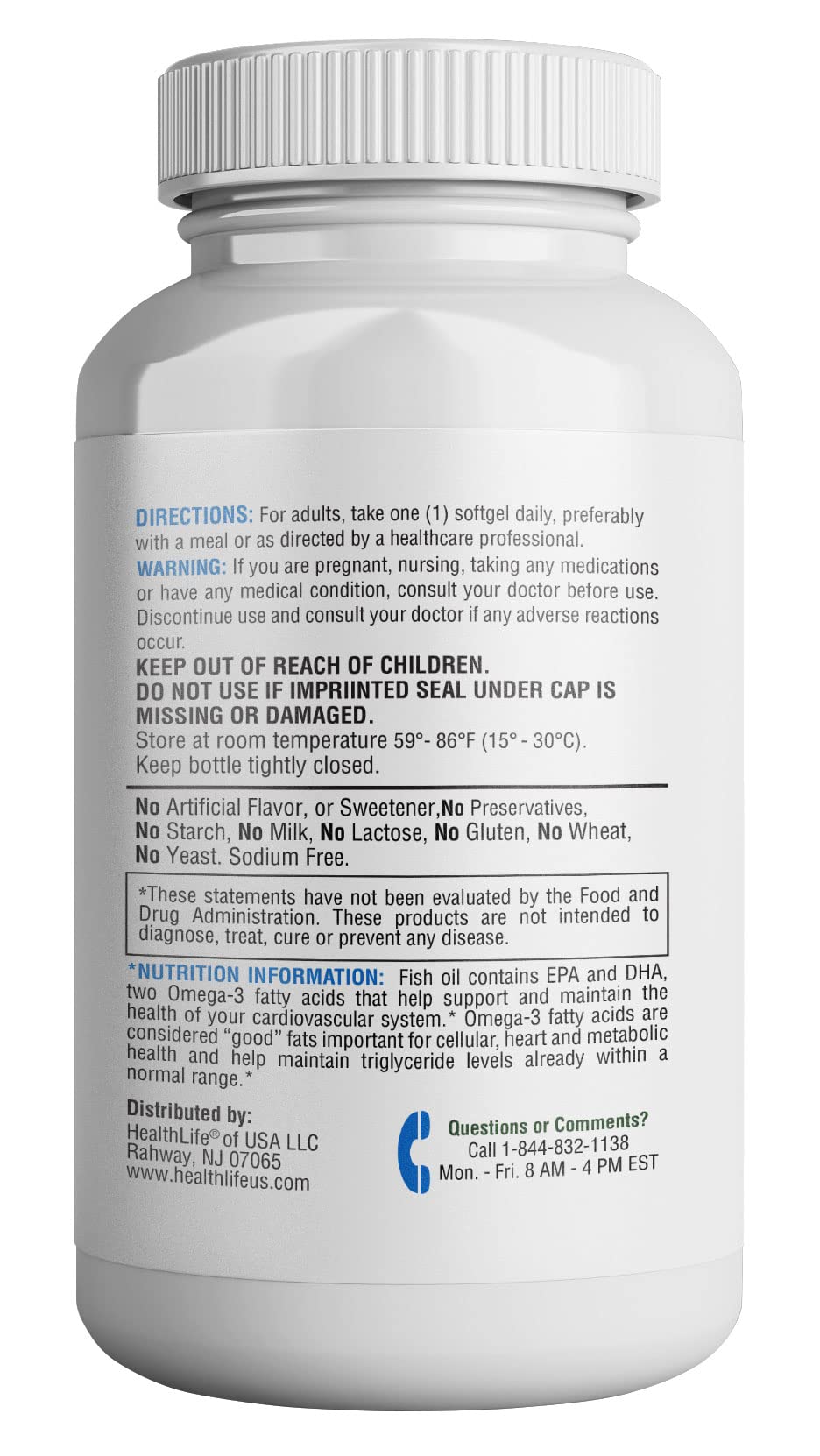365 Health Omega 3-6-9 180 Softgels | from Fish, Flaxseed, Borage Oils | Non-GMO & Gluten Free — Amazon image 5