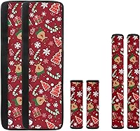 Vista 20 de 6 fundas para manija de puerta de refrigerador de Acción de Gracias, cubierta de manija de nevera de otoño, hoja de arce, protector de manija