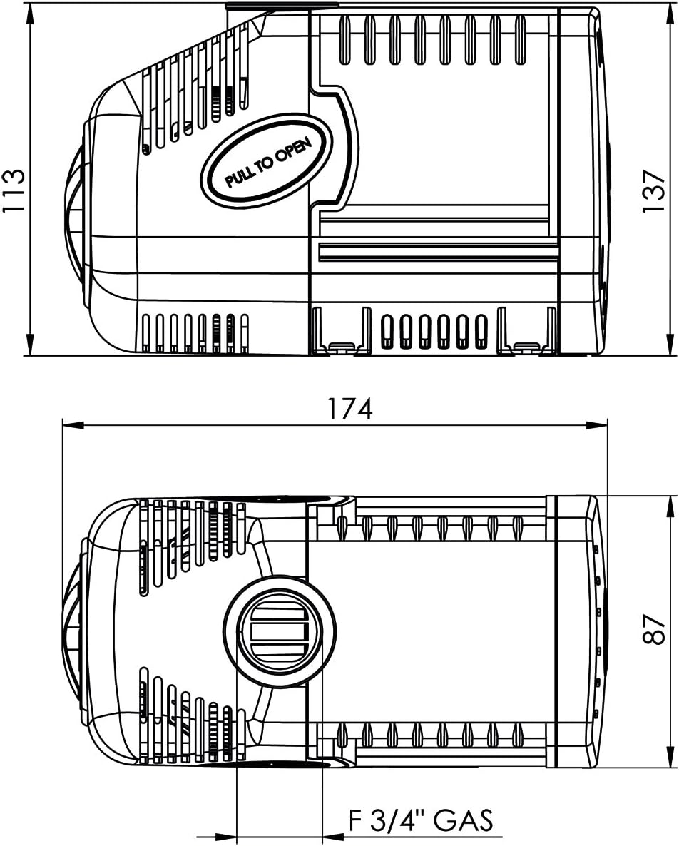 Tunze Silence 1073.060 RECIRCULATION Silence Pump Fish Tank Aquarium Marine