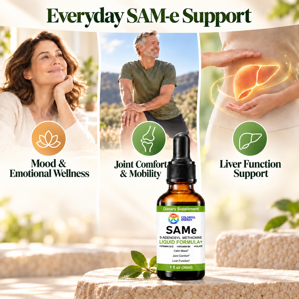 7c SAM-e Liquid Supplement, 200mg Per Serving, 1 Fl Oz, 30-Day Supply — Amazon image 4