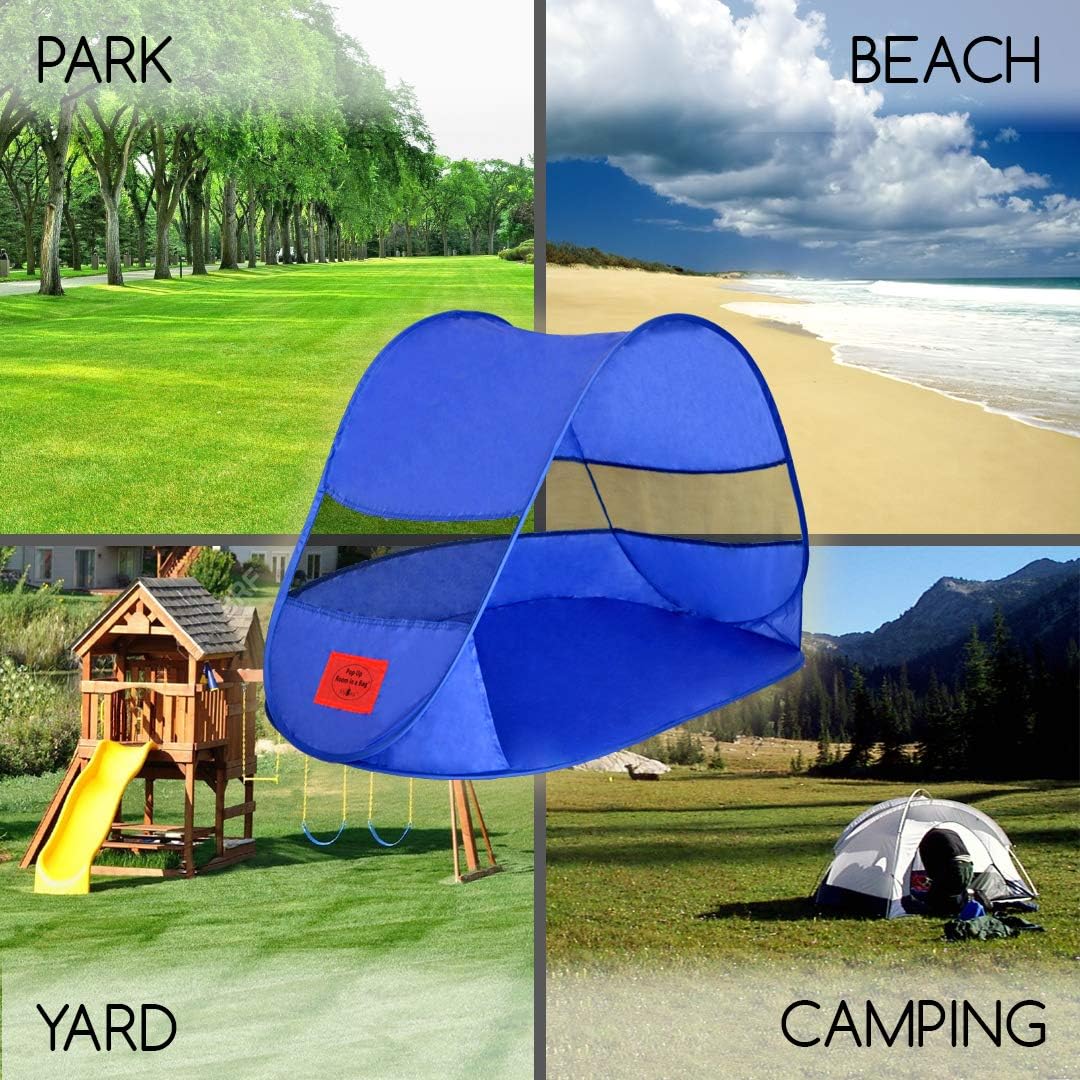 MYDEAL PRODUCTS Pop Up Dog Shelter Weather Resistant Doggy Tent for Shade and UV Sun Protection - Perfect for Yard, Camping, Beach and Outdoors! : Pet Supplies