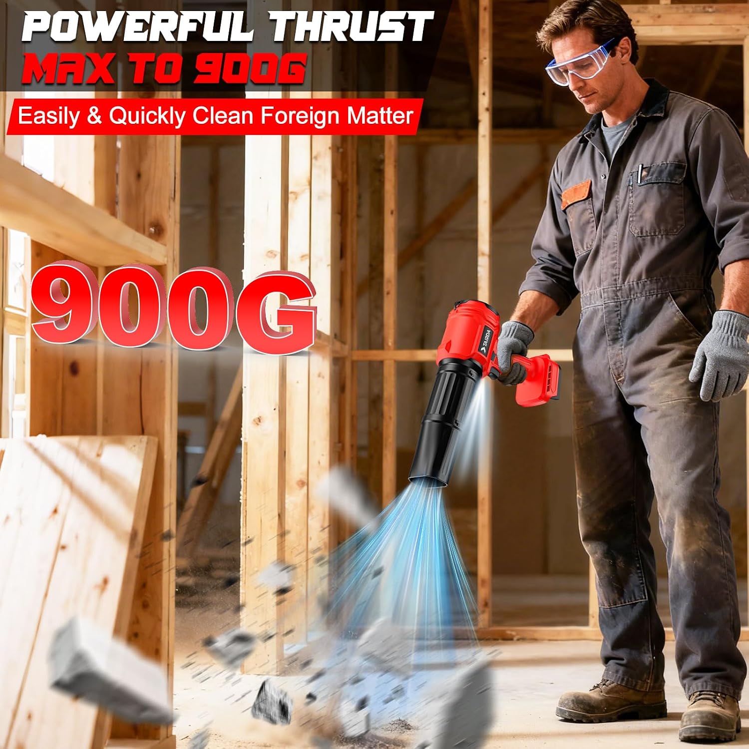 Brushless Leaf Blower Compatible for Milwaukee 18V Battery image 5