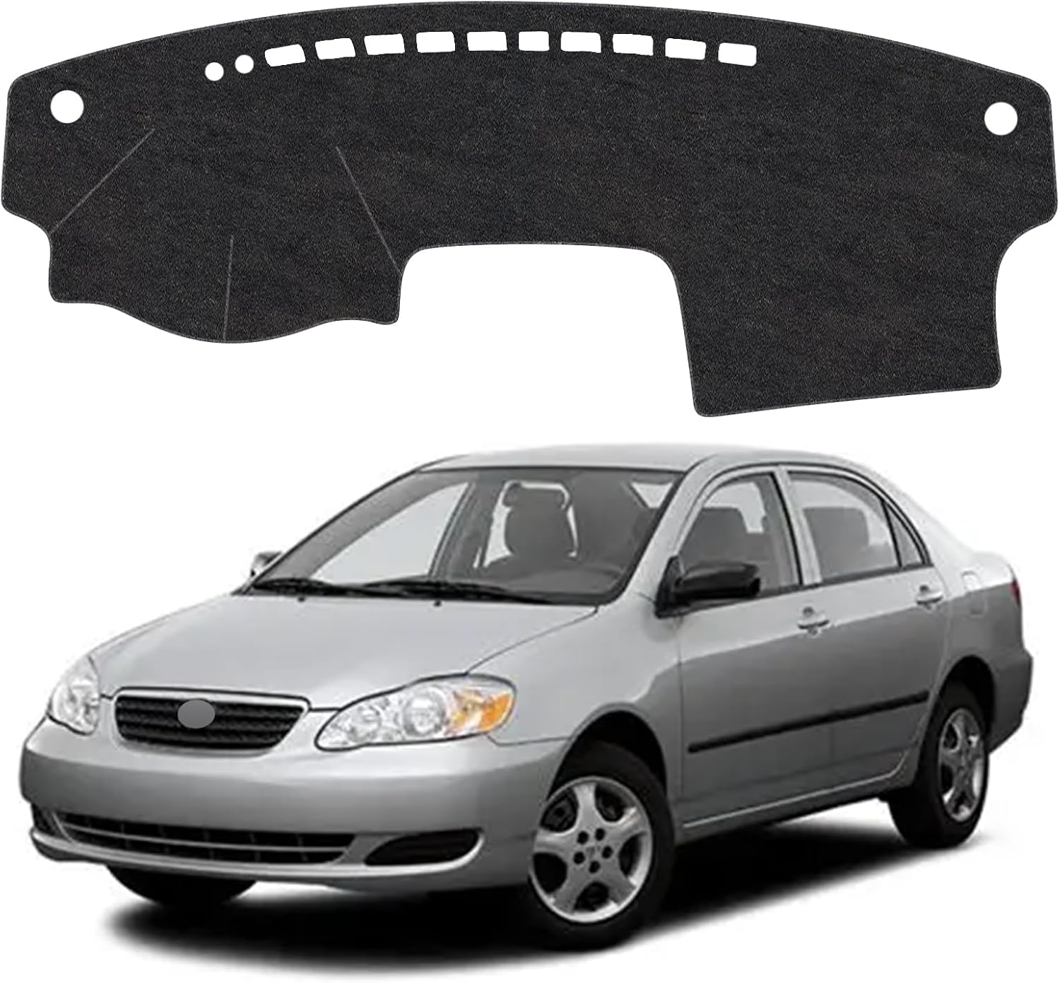 Dash Cover Mat Compatible with Toyota Camry 2002-2006 Non-Slip Dashboard Cover Mat Sunshade UV Rays Protector Interior Accessories