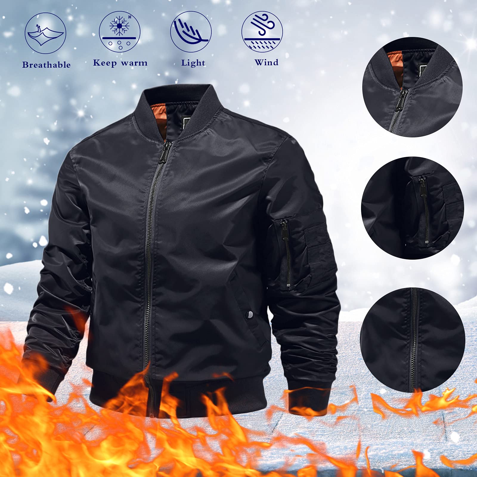 Regenjacke Wasserdicht Men s Winter Stehkragen Werkzeuge Mantel Reißverschluss solide lässige Outdoor-Revers Baggy Outdoor-warmer Ou