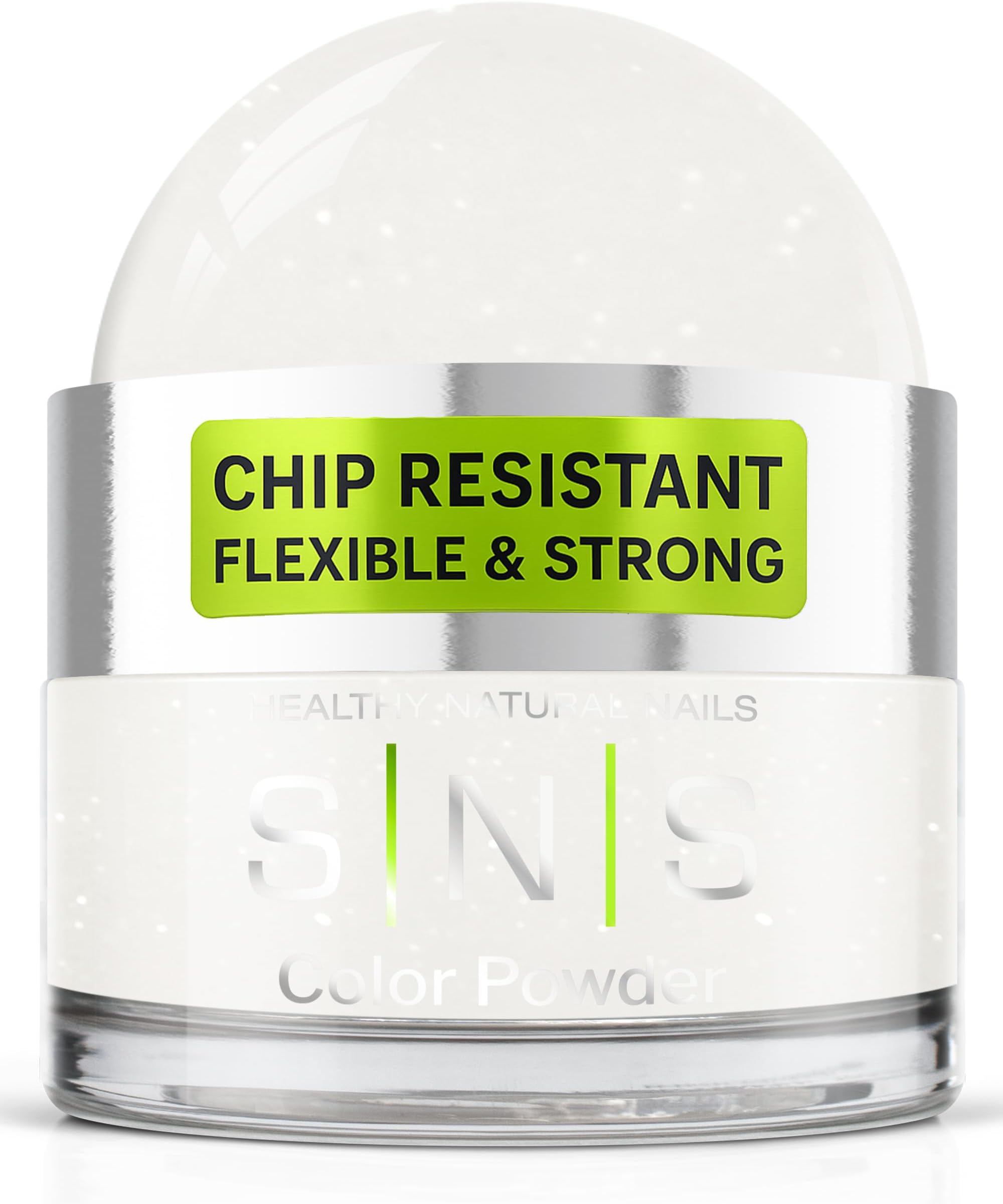 SNS Nail Dip Powder Colors, Gelous Color Dipping Powder - Classic White (White) - Long-Lasting Dip Nail Colors for Healthier Nail Beds - Low-Odor Nail Color for Professionals & At-Home DIY - 0.5 oz