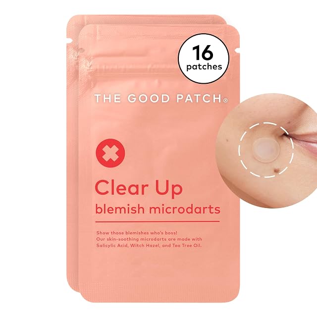 The Good Patch Clear Up Microdart Blemish Patches Fast - Starts Working in 2 Hours Made with Salicylic