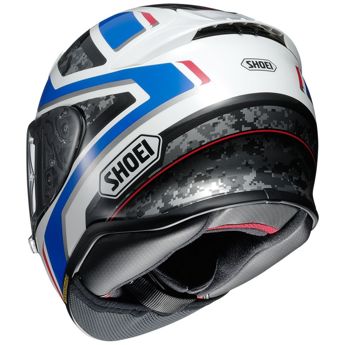 Shoei unisex-adult full-face-helmet-style RF-1200 Parameter Tc-2 Helmet (Black/Blue, X-Small), 1 Pack Automotive