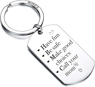 HONZEE Graduation Birthday Gifts for 16 18 Year Old Boys Girls - Have Fun, Be Safe, Make Good Choices and Call Your Mom Gi...