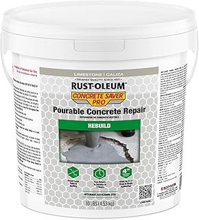 Rust-Oleum Concrete Saver Pro Pourable Concrete Repair, 10 lb, Limestone