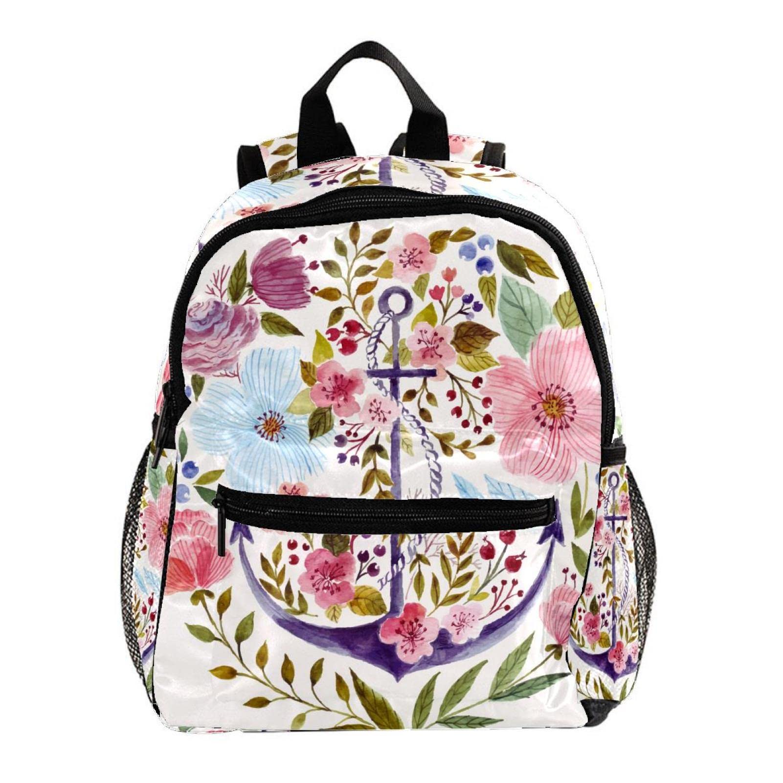 Sac à dos pour garçons et filles marbre rose 30,5 cm multicolore