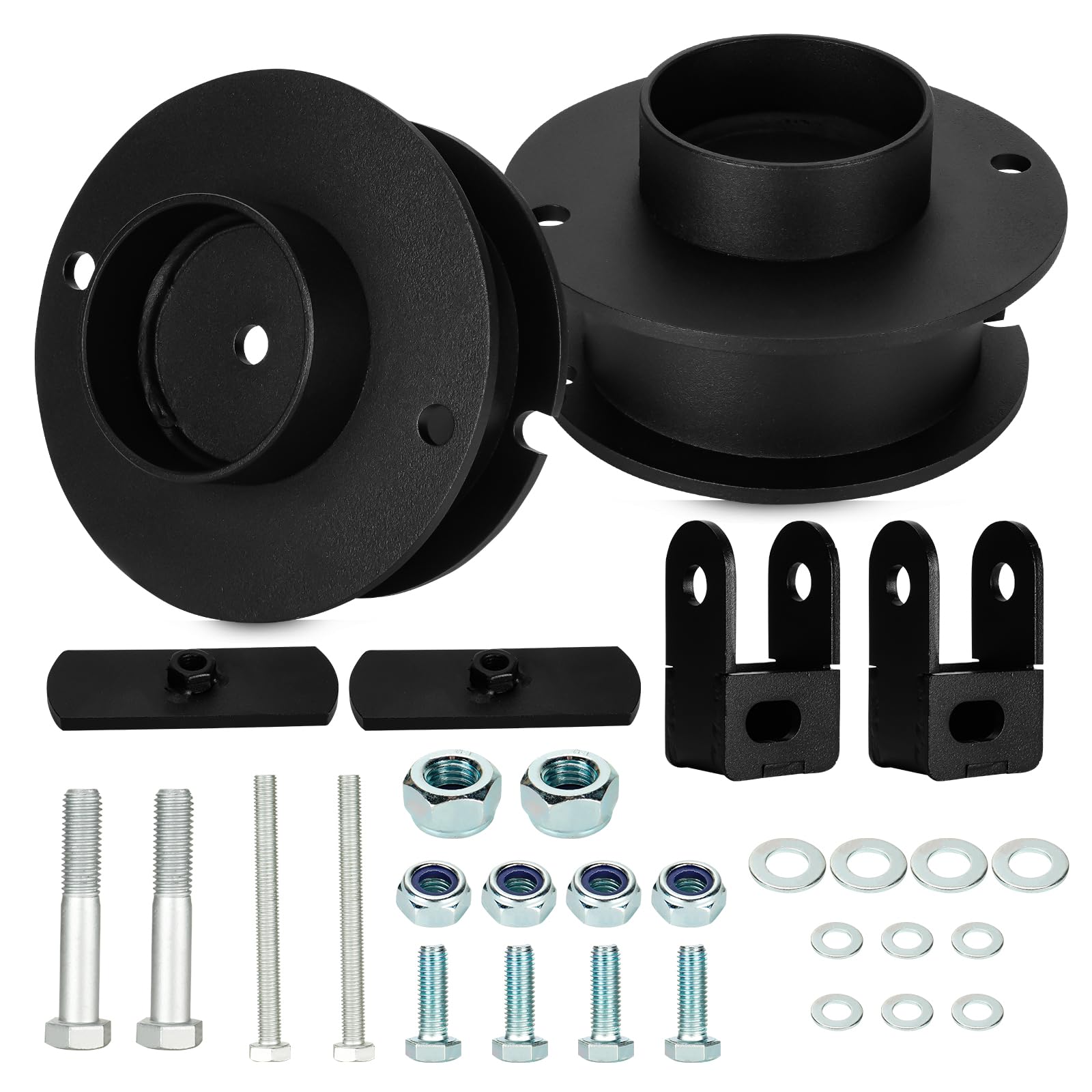 2 Inch Front Leveling Lift Kit For 2013-2020 RAM 2500/3500 4WD - Aluminum Spacers With Brackets - View #9